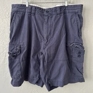 Polo Ralph Lauren Cargo Shorts Blue Size 42 Big Tall Classic Coastal Prep Y2K